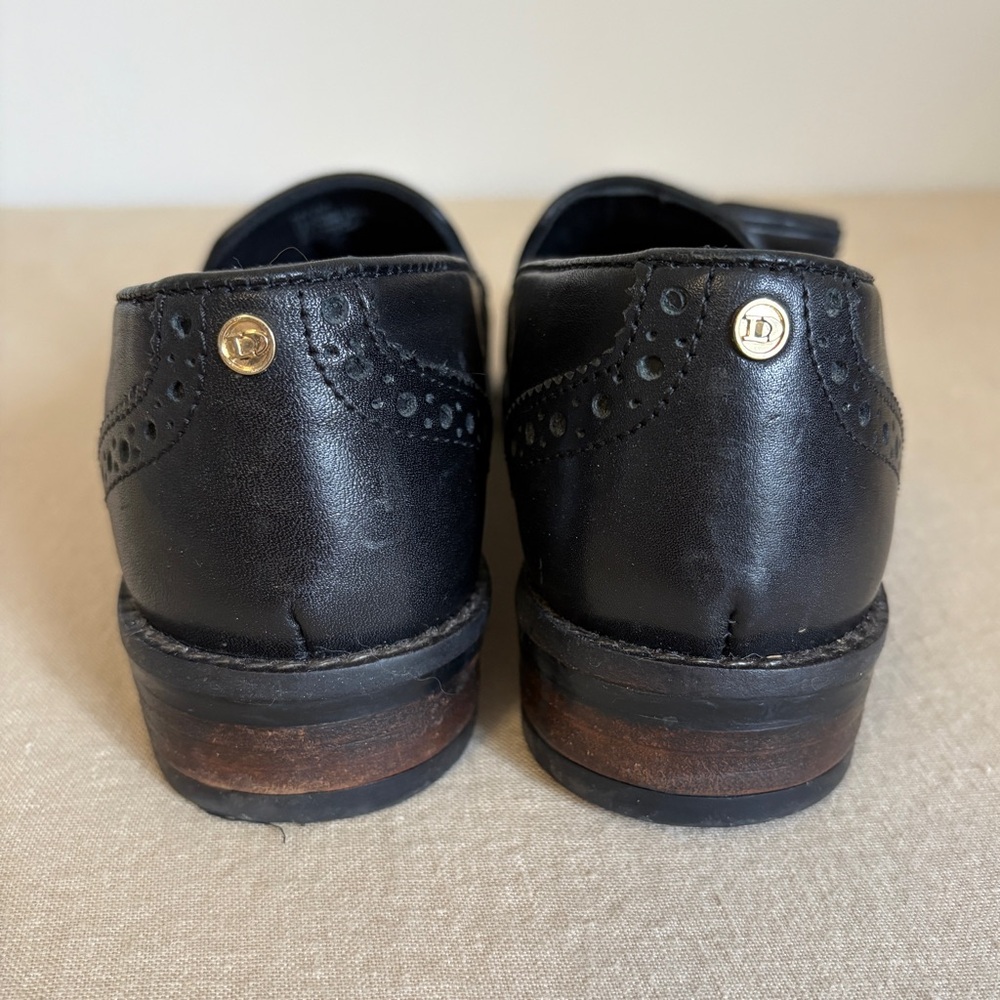 Dune London Black Leather Tassel Loafers 7 - Picture 4 of 8